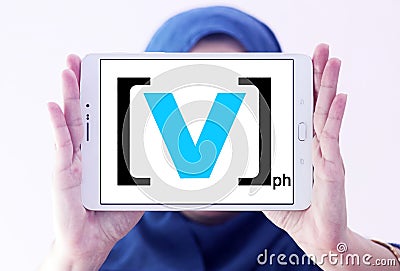 Channel V logo Editorial Stock Photo