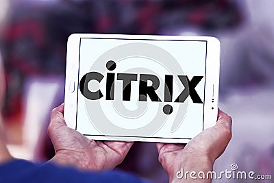 Citrix Systems logo Editorial Stock Photo