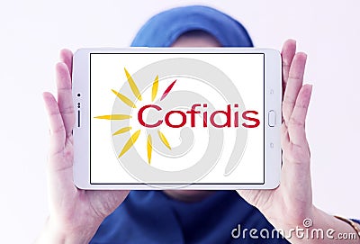 Cofidis financial company logo Editorial Stock Photo