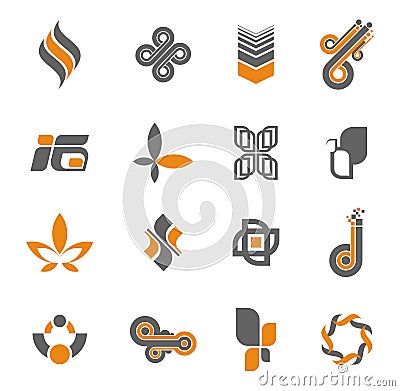 Logo collection - set #3 Vector Illustration