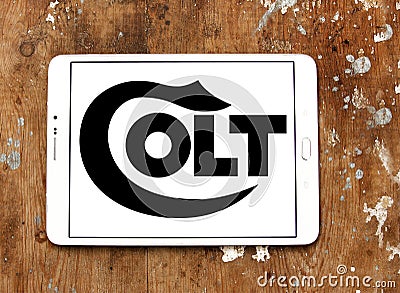 Colt`s Manufacturing Company logo Editorial Stock Photo