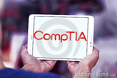 CompTIA logo Editorial Stock Photo