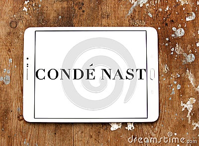 Conde Nast mass media company logo Editorial Stock Photo