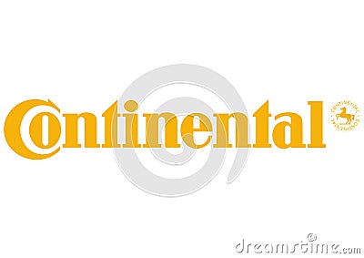 Logo Continental Editorial Stock Photo