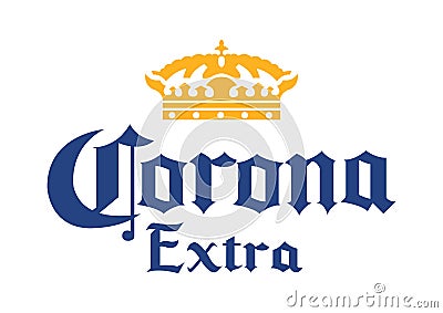 Logo Corona Extra Editorial Stock Photo