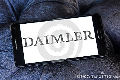 Daimler automotive corporation logo Editorial Stock Photo