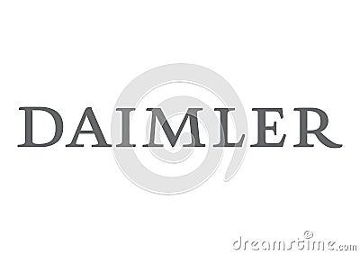 Logo Daimler Editorial Stock Photo