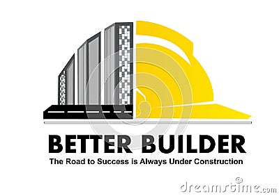 Logo design for a construction company vector image Vector Illustration