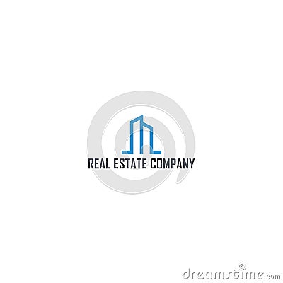 logo design inspiration for a real estate investment company Vector Illustration