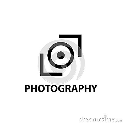 The logo design for the Photostudio Vector Illustration