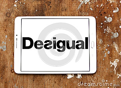 Desigual Fashion brand logo Editorial Stock Photo