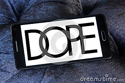 Dope brand logo Editorial Stock Photo