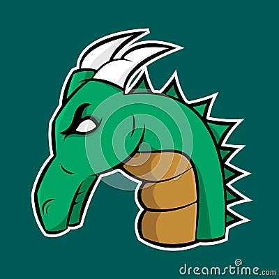 Logo dragon Vector Illustration