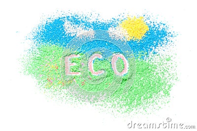 Logo ECO Stock Photo