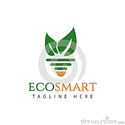 Eco Smart Logo Vector Template Design Illustration Vector Illustration