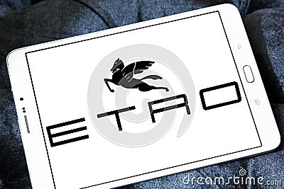 Etro fashion brand logo Editorial Stock Photo