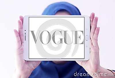 Vogue logo Editorial Stock Photo