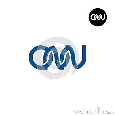 Letter ONN Monogram Logo Design Vector Illustration