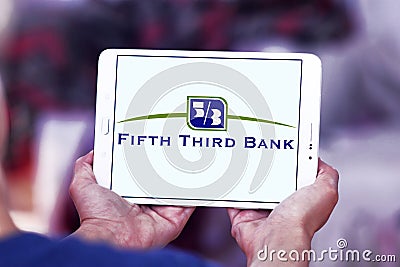Fifth Third Bank logo Editorial Stock Photo