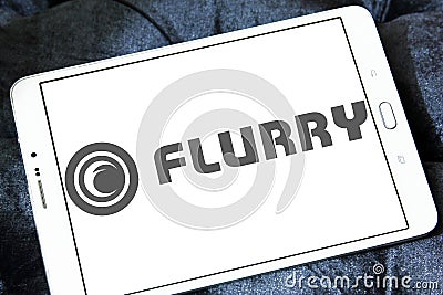 Flurry company logo Editorial Stock Photo