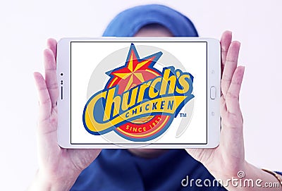 Churchs chicken logo Editorial Stock Photo