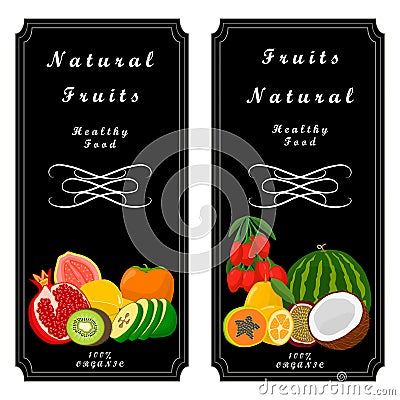 Logo fruit Vector Illustration