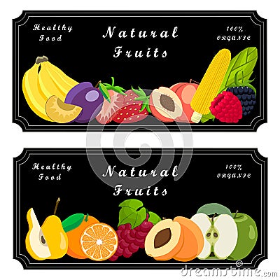 Logo fruit Vector Illustration