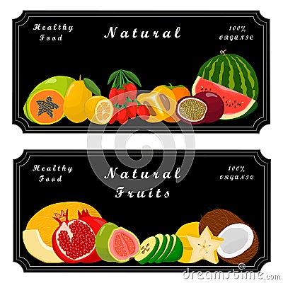 Logo fruit Vector Illustration