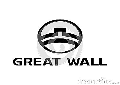 Logo Great Wall Editorial Stock Photo