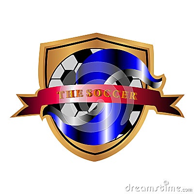 THE SOCCER LOGO Vector Illustration