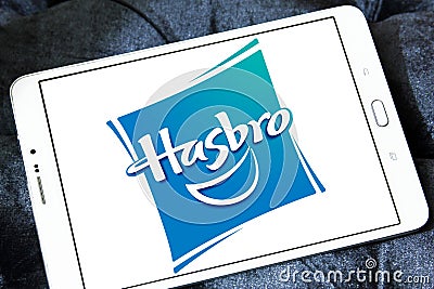 Hasbro toys manufacturer logo Editorial Stock Photo