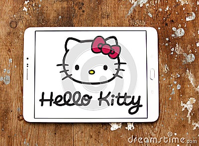 Hello Kitty logo Editorial Stock Photo