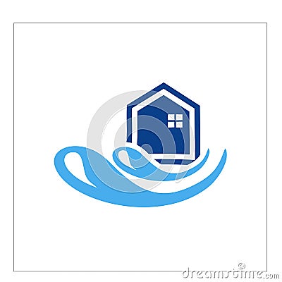 Logo, icon and for Cleaning And Maintenance Vector Illustration