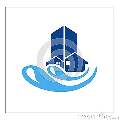 Logo, icon and for Cleaning And Maintenance Vector Illustration