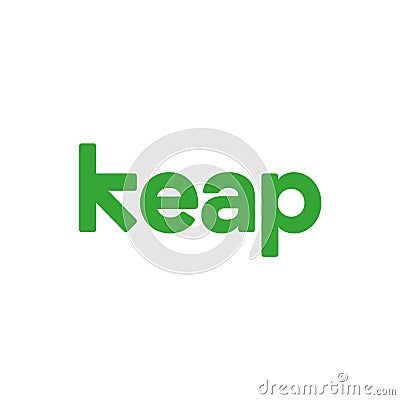 Keap logo editorial illustrative on white background Editorial Stock Photo