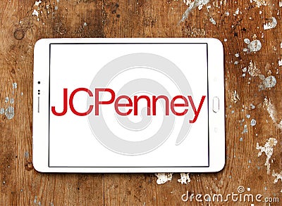 JCPenney department store chain logo Editorial Stock Photo