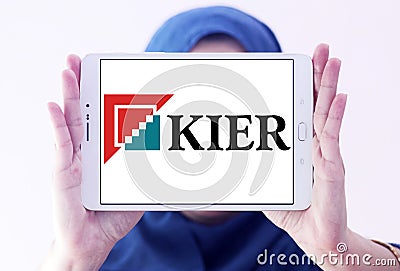 Kier Group logo Editorial Stock Photo