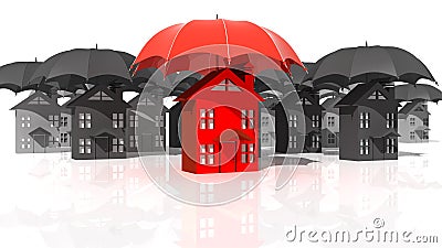 Logo leader real estate Stock Photo