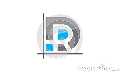 Logo Letter DR Vector Illustration