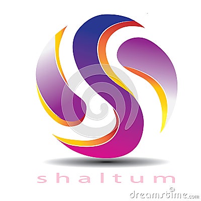 Logo Letter S `Shaltum` Editable Vector Illustration