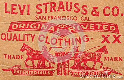 Logo Levis Editorial Image Image 17166095