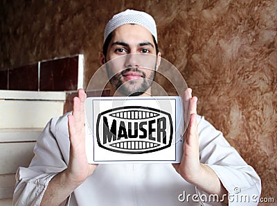 Mauser arms manufacturer logo Editorial Stock Photo