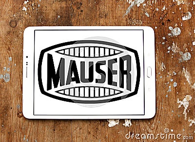 Mauser arms manufacturer logo Editorial Stock Photo