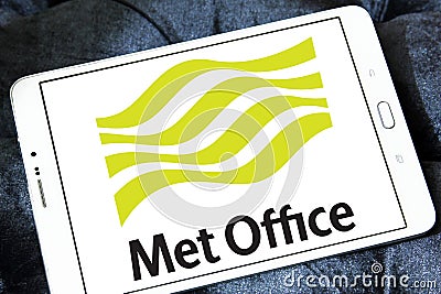 Met Office weather service logo Editorial Stock Photo