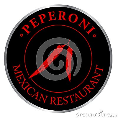 Logo Mexican restaurant Vector Illustration