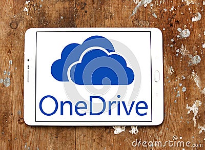 OneDrive logo Editorial Stock Photo