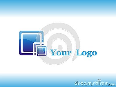 LOGO FOR MODERN COMPANY Stock Photo