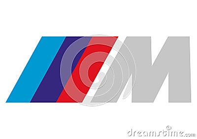 Logo Motorsport BMW Editorial Stock Photo