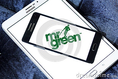 Mr Green company logo Editorial Stock Photo