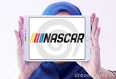 NASCAR Auto racing logo Editorial Stock Photo